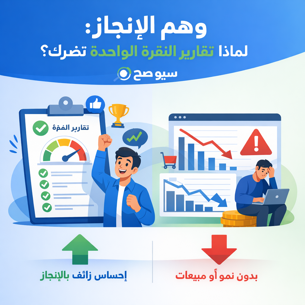 وهم الإنجاز: لماذا تقارير النقرة الواحدة تضرك؟