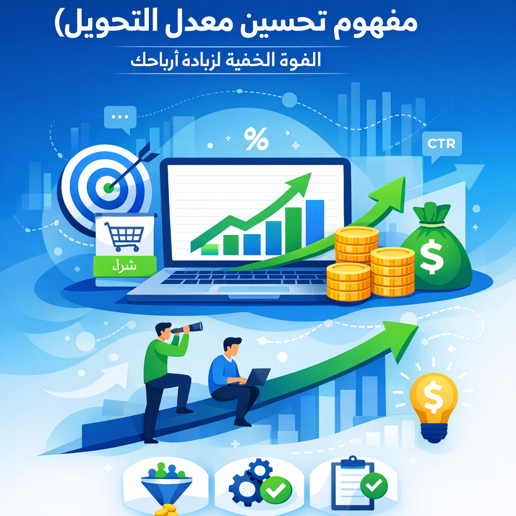 مفهوم تحسين معدل التحويل (CRO): القوة الخفية لزيادة أرباحك