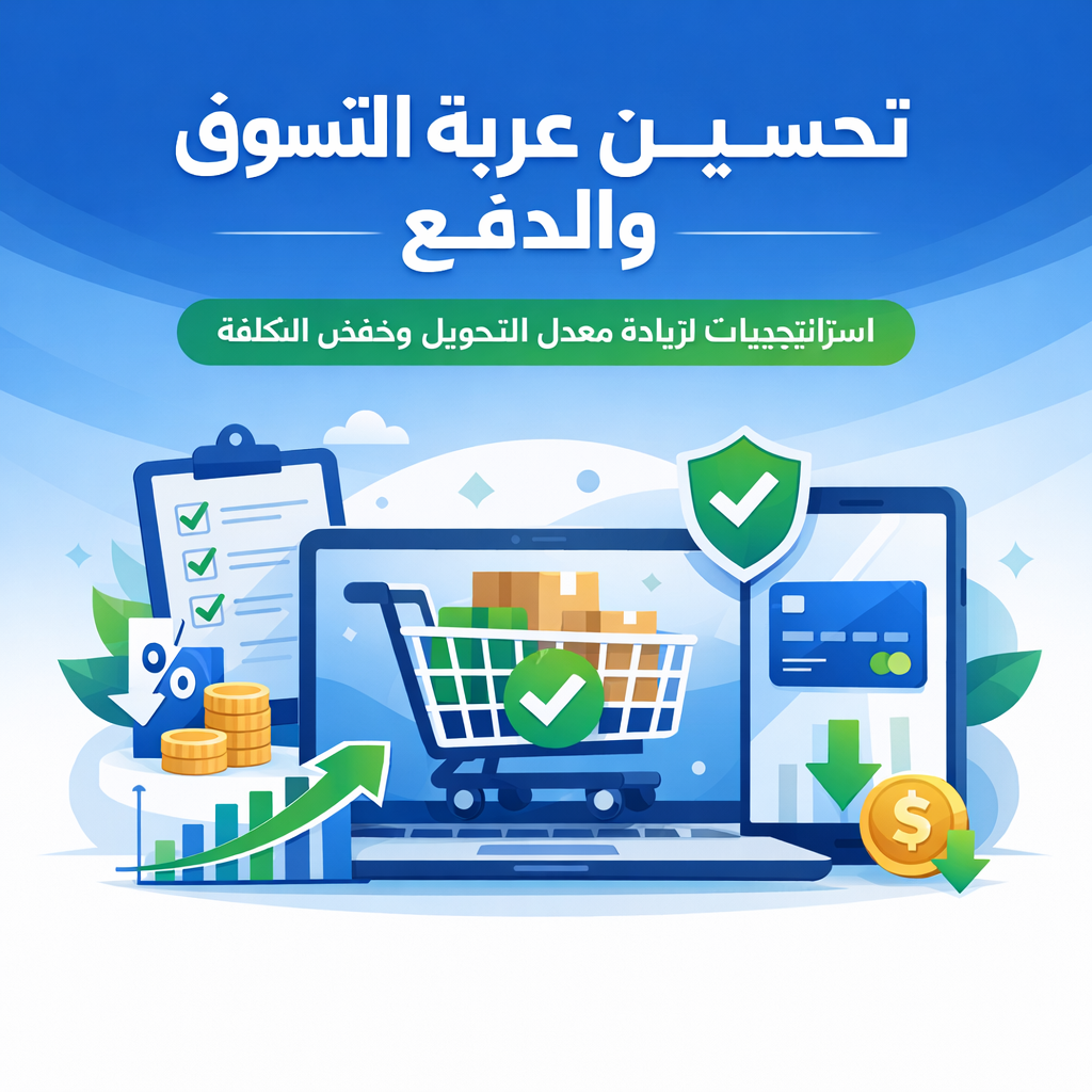 تحسين عربة التسوق والدفع: استراتيجيات لزيادة معدل التحويل (CRO) وخفض التكلفة