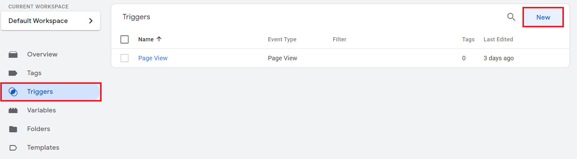 إنشاء مشغّل جديد في Google Tag Manager