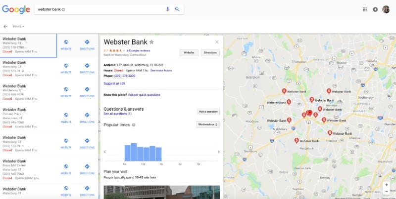 مثال ترميز نوع LocalBusiness