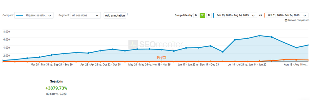 E commerce SEO Case study